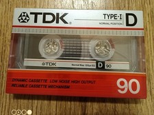 TDK D90 Type 1 Cassette Tape