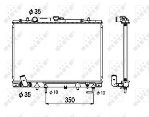 Nrf radiator for mitsubishi - nrf,