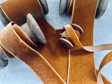 Copper  Velvet Ribbon By Berisfords  Choice of Widths and  Lengths