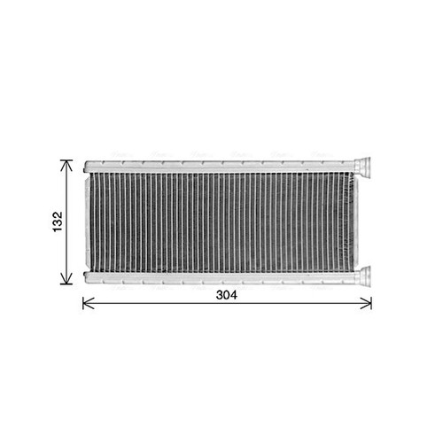 Heater matrix for - heater,