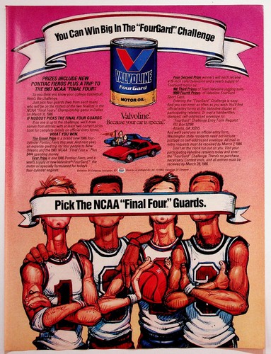 Valvoline 1986 magazine - valvoline, ad