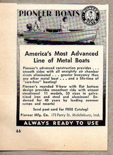 1951 print pioneer metal - pioneer,