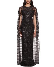 Marchesa Notte Sequin Lattice