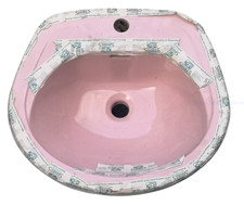 Shires Carousel Inset Vanity Basin 50 x 45cm   in CHIFFON PINK