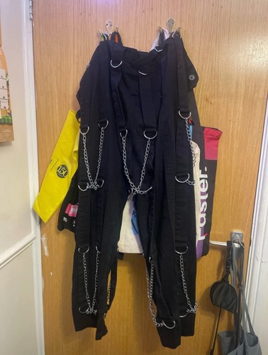 Gothic chained trousers chain - gothic,