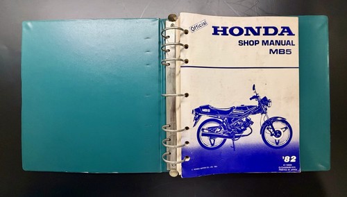 1982 honda mb5 - honda, shop