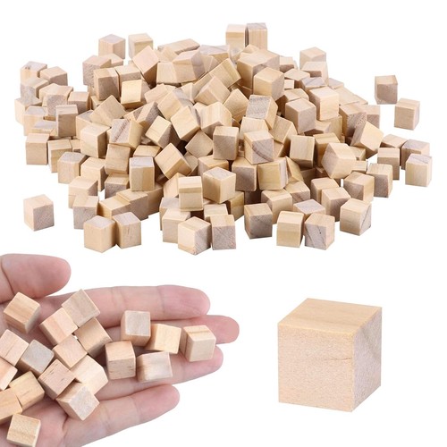 300 pcs small - wooden, cubes