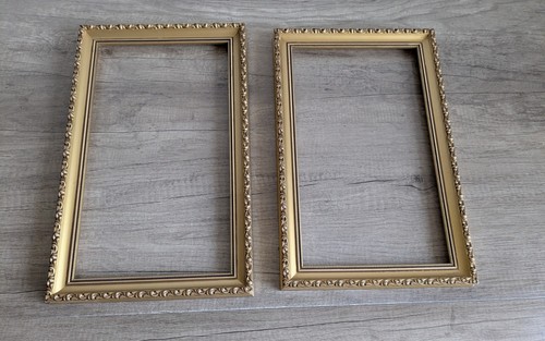 Vintage gold gilt wood - x,