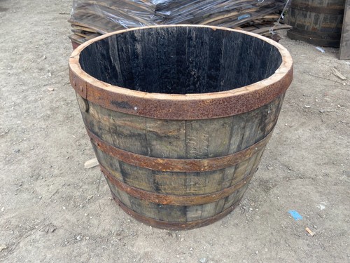 50cm tall half whisky barrel - 50cm,