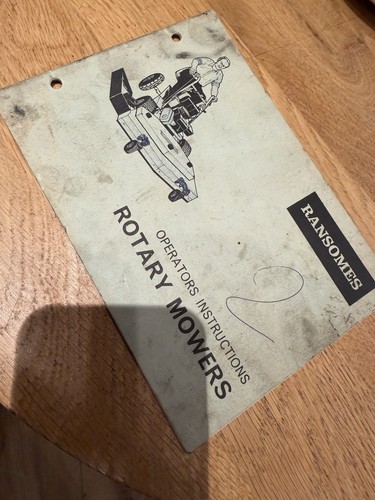 Ransomes rotary lawn - ransomes, mower