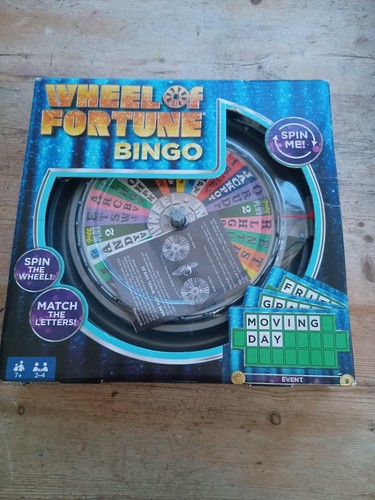 Wheel fortune game bingo tv - of,