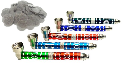 Large metal smoking - large, pipe
