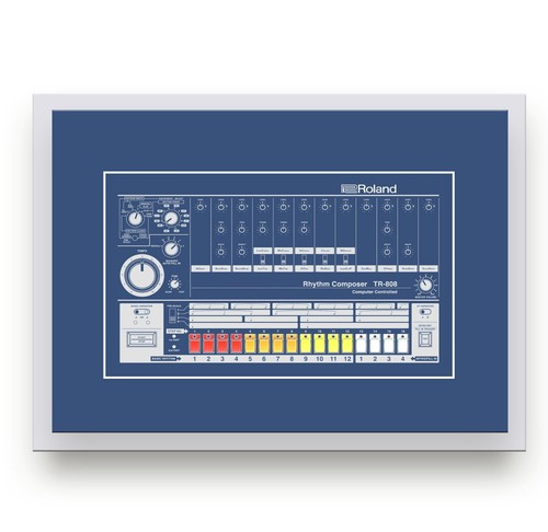 Roland 808 drum machine - roland, tr-808