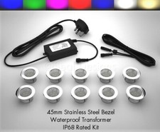 10 x 45mm LED Lights