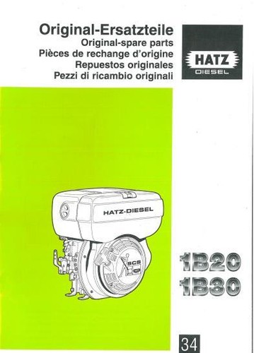 Hatz diesel engine 1b20 - engine, 1b30