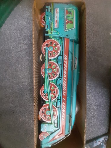 Vintage boxed tin - boxed, train