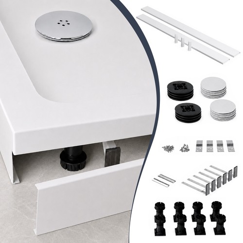 Shower tray riser kit - tray, plinth