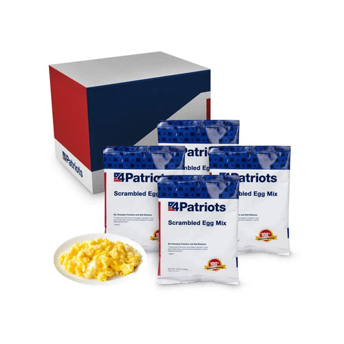 Scrambled egg mix sample - egg, pouch