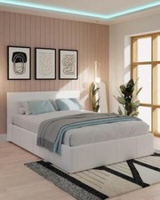 End Lift Ottoman Double Bed