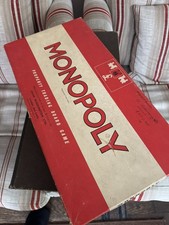 Vintage 1986 Waddingtons MONOPOLY Board Game Original  Red Box 