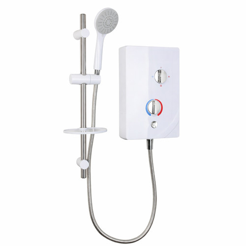 5kw electric shower - 8.5kw, white