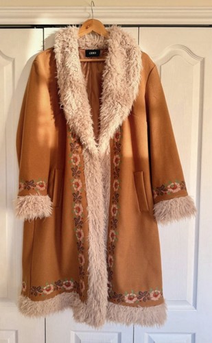 Afghan coat with - afghan, boho