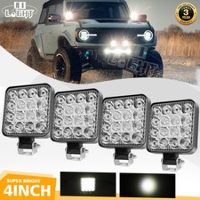 4Pcs Square LED Work Light