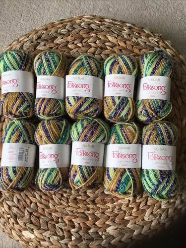 Folksong chunky purple - folksong, yellow