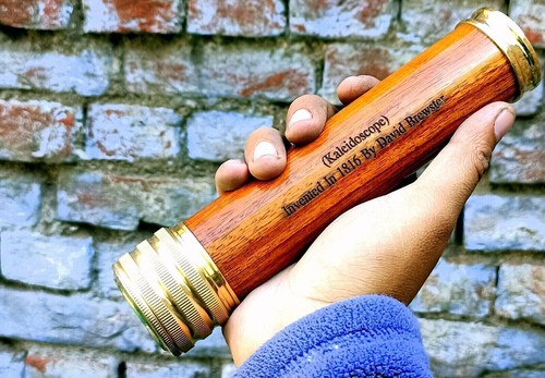 Antique wood brass - &, big