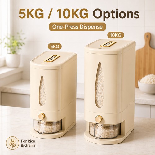 10kg rice dispenser - 5/10kg, airtight