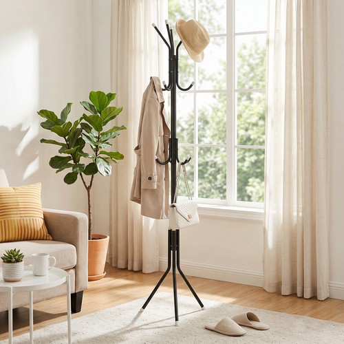 Metal coat rack stand with - metal, 12