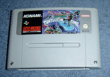 * TURTLES IV 4 - TURTLES IN TIME * SNES SUPER NINTENDO GAME - PAL VERSION - TMNT