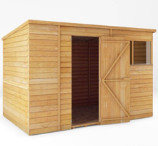 10x6 WOODEN GARDEN SHED SINGLE