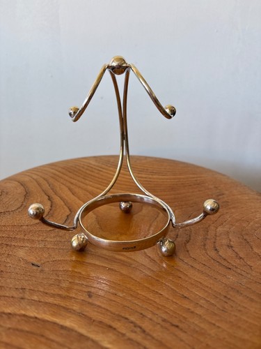 Antique silver plated stand