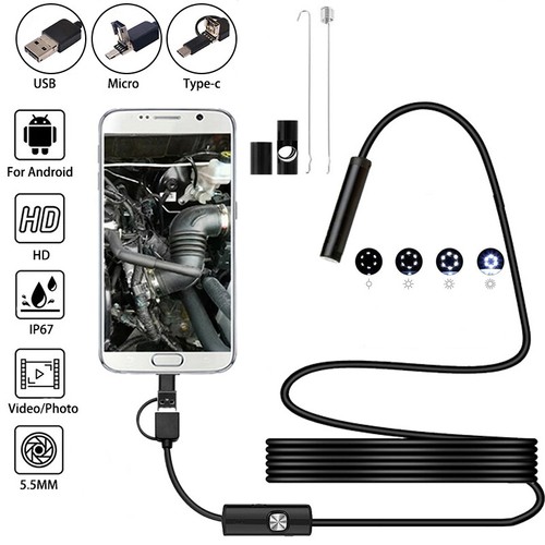 Usb type endoscope borescope - type-c,