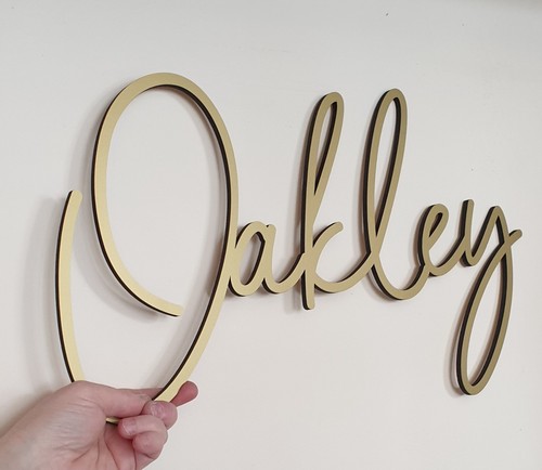 Personalised wooden name large - wooden,