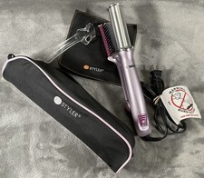 Instyler Purple Rotating Iron / Hair Straightener W/Bag Training Aid Heat Mat 
