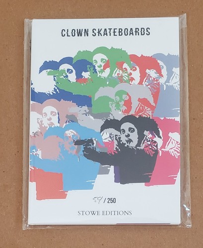 Banksy clown skateboards - clown,