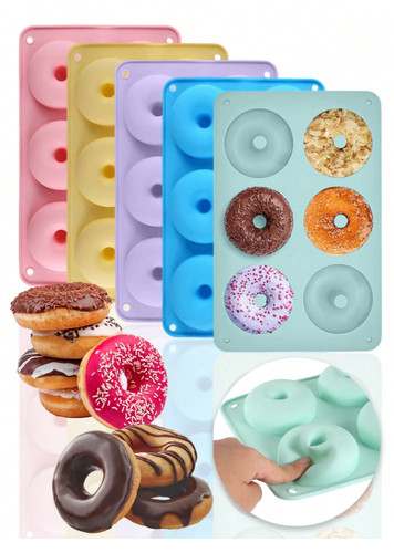 Silicone donut baking moulds - donut,