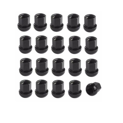 Black alloy wheel nuts fit - alloy,