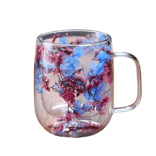 Double wall glass coffee mugs - double,