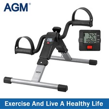 Mini Foldable Folding Exercise Bike for home use pedal sit down LCD Log calories