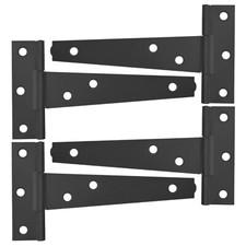 4 x BLACK TEE HINGES Small