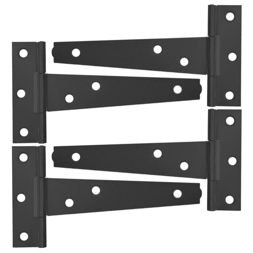 Black tee hinges - black,