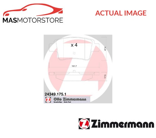 Brake pads set - pads, pad