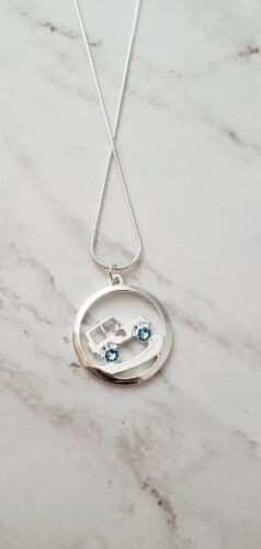 Jeep uphill climb necklace - jeep,