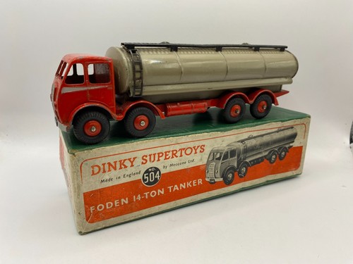 Dinky 504 foden tanker 1st - dinky,