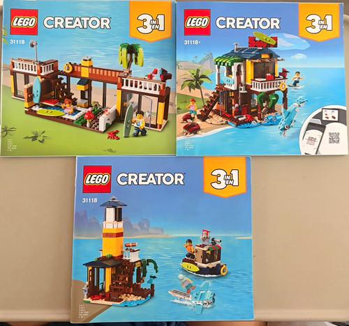 Lego creator 31118 - lego, surfer
