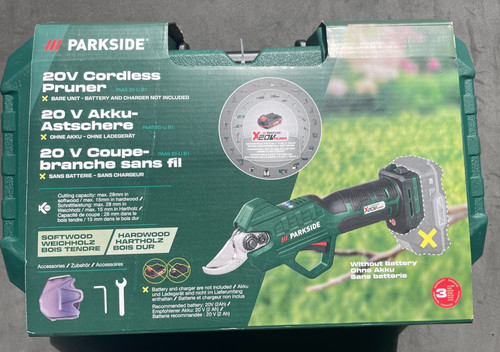 Parkside 20v cordless pruner - parkside,
