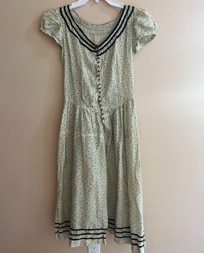 1930s sheer cotton floral - sheer,